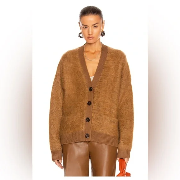 ACNE STUDIOS Rives Mohair Cardigan - Picture 4 of 9